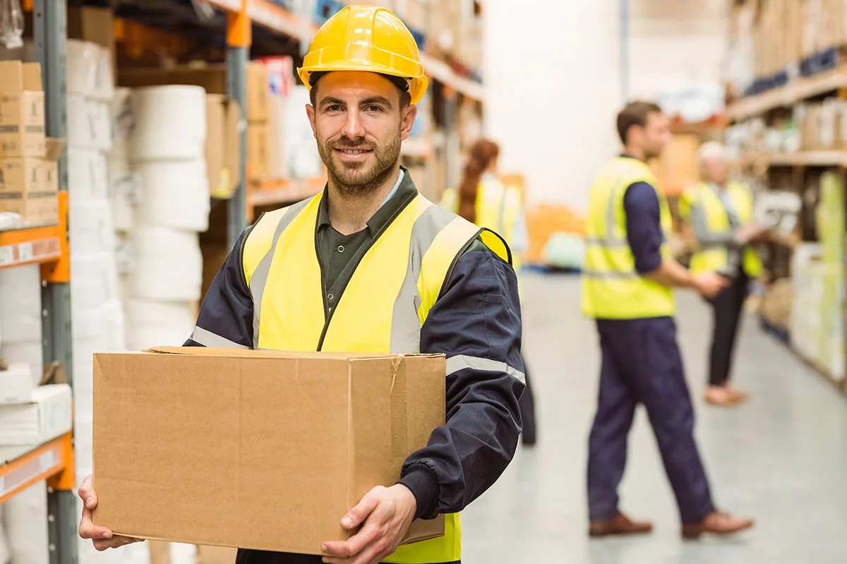 Worker Carrying Box